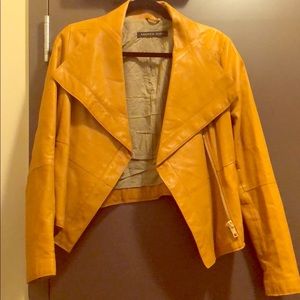 Leather jacket, gently used